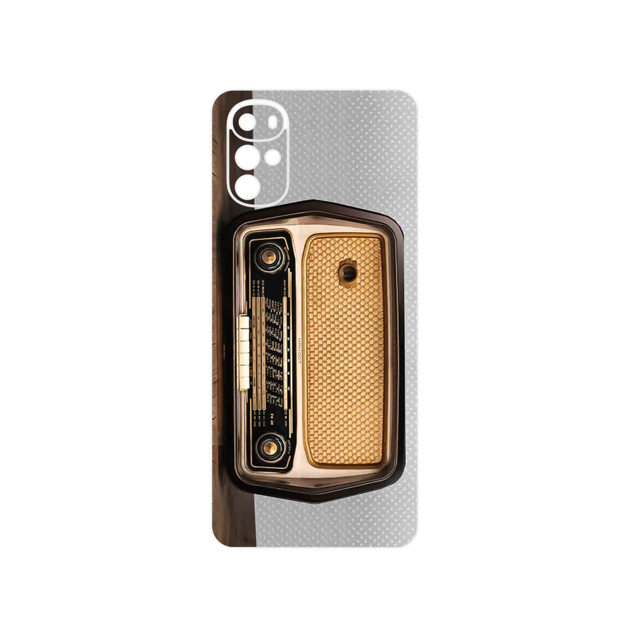 برچسب پوششی ماهوت مدل Radio Nostalgia مناسب برای گوشی موبایل موتورولا Moto G22