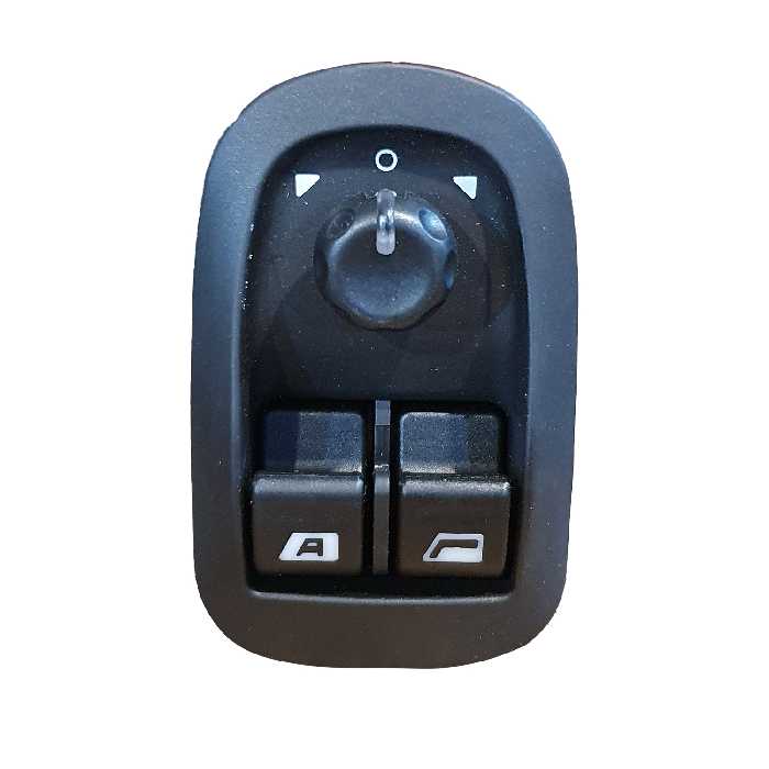 کلید شیشه بالابر و تنظیم آینه جهان پارت آریا مدل k815 مناسب برای پژو 206 