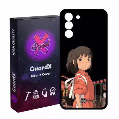 کاور گارد ایکس طرح Spirited Away Anime مدل Glass10574 مناسب برای گوشی موبایل سامسونگ Galaxy S21 FE