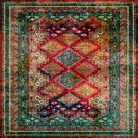 گلیم درجه1 ماندگار ابعاد متنوع طرح گلیم ایرانی کد 2-353 | گلیم کیفیت ضد حساسیت