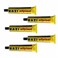 چسب همه کاره رازی مدل allplast 2022 حجم 100 میلی لیتر بسته 5 عددی