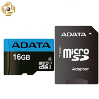 کارت حافظه‌ microSDHC ای دیتا مدل Premier کلاس 10 استاندارد UHS-I U1 سرعت 85MBps همراه با آداپتور SD ظرفیت 16 گیگابایت