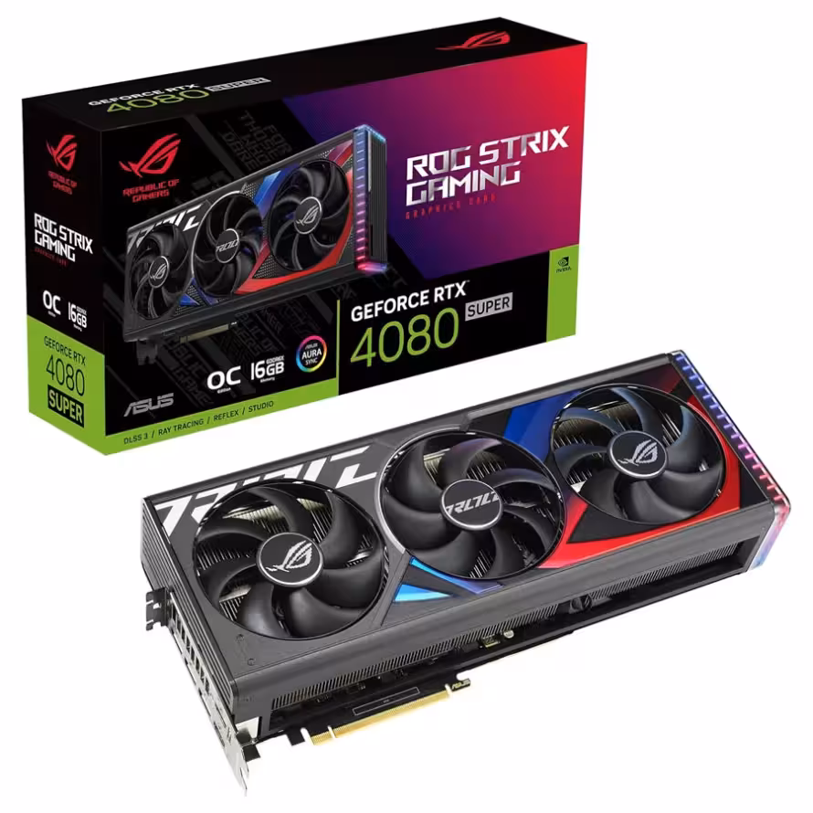 کارت گرافیک ایسوس ROG Strix GeForce RTX 4080 SUPER OC Edition - فروشگاه اینترنتی طیف سنتر