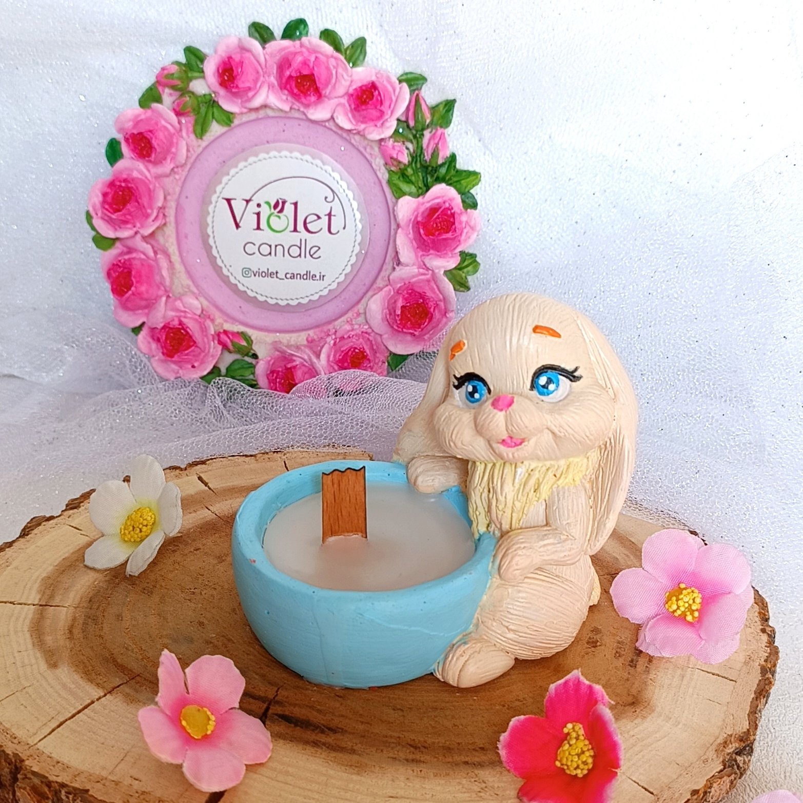 شمع خرگوش پلی استر  