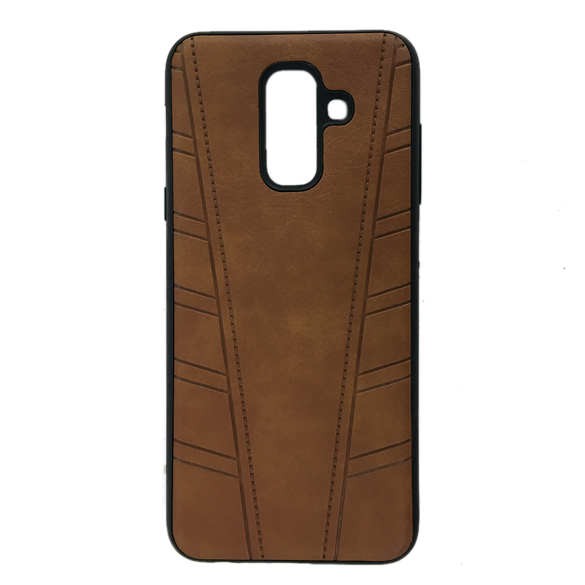 کاور مدل چرمی مناسب برای گوشی موبایل سامسونگ Galaxy A8 Plus