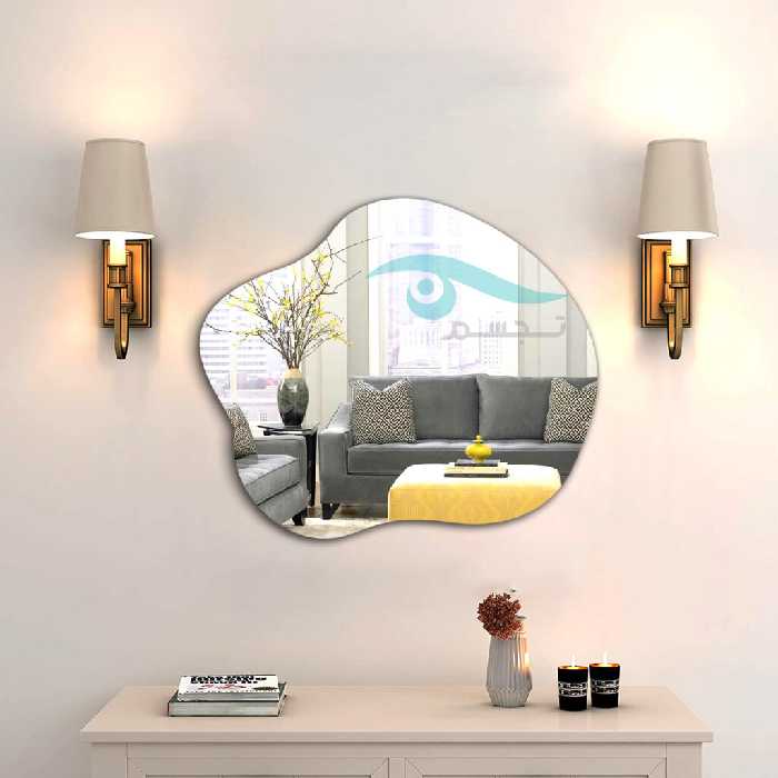 آینه دفرمه رزا - آینه و روشویی تجسم