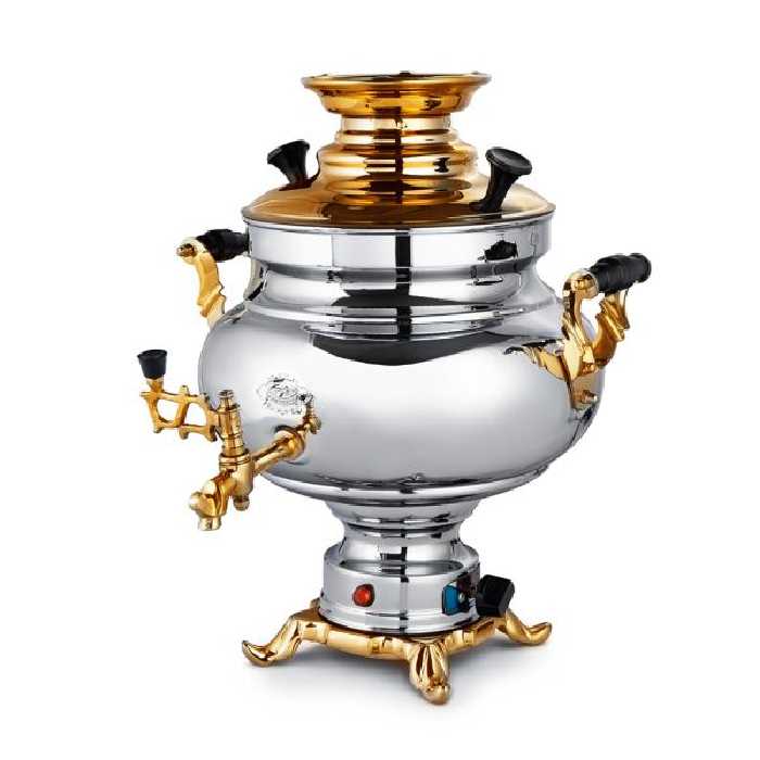 سماور برقی عالی نسب مدل سارینا نفیس طلایی