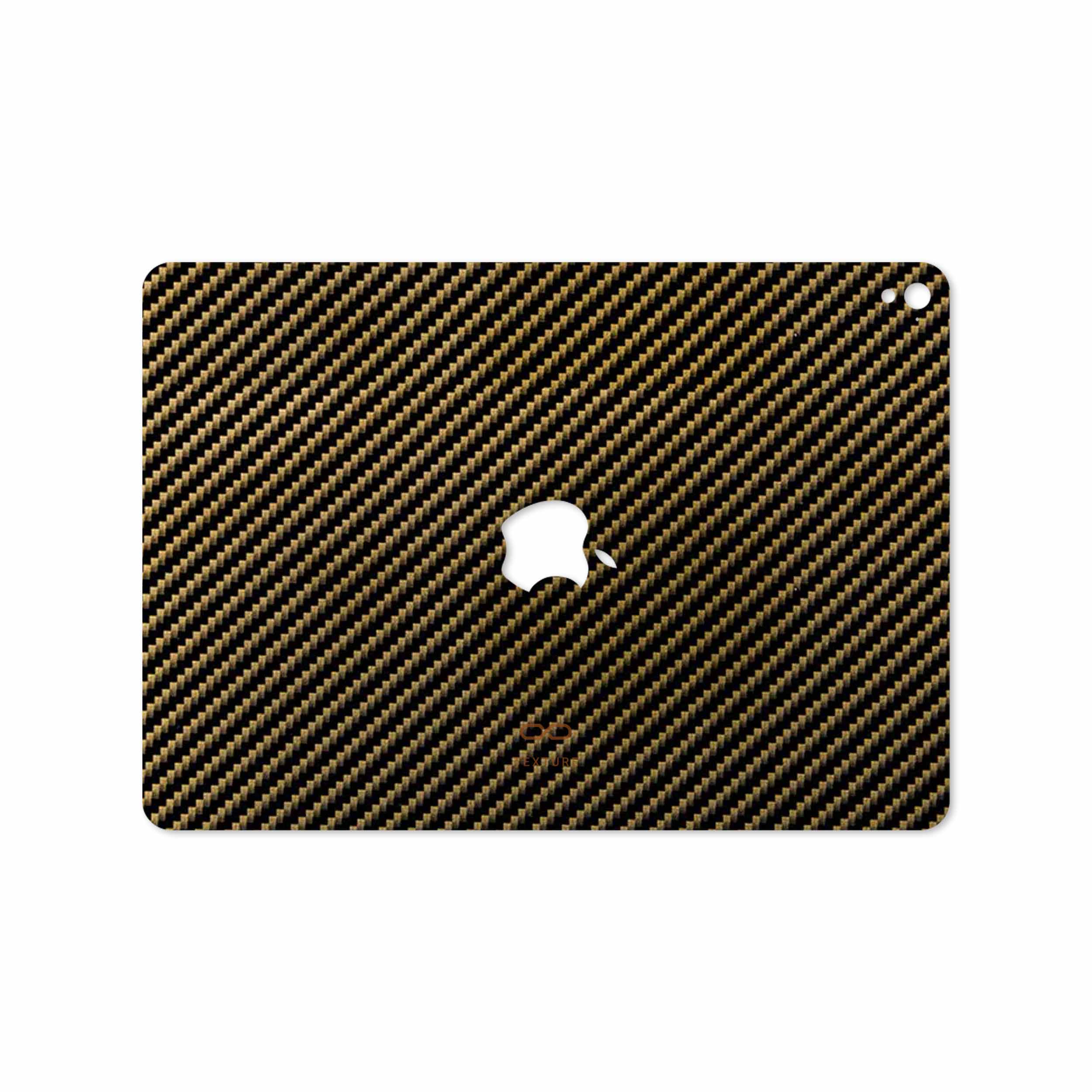 برچسب پوششی ماهوت مدل Glossy-Brown-Fiber مناسب برای تبلت اپل iPad Pro 9.7 2016 A1673