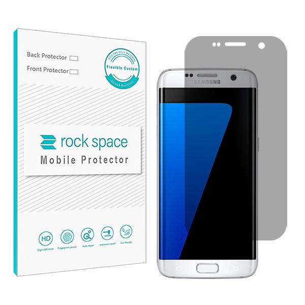 گلس سامسونگ Galaxy S7 Edge مدل نانو هیدروژل پرایوسی برند راک اسپیس کد S