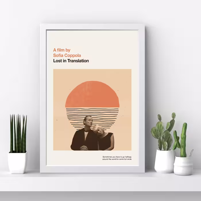 تابلو مدل Lost in Translation کد m2526-w