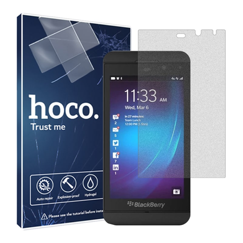 گلس بلک بری Z10 مدل هیدروژلی مات برند هوکو کد S