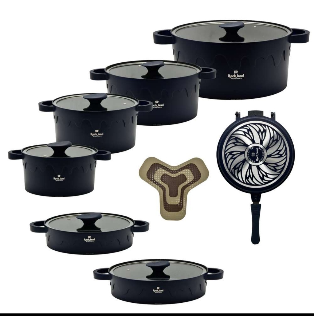 سرویس قابلمه راکلند طرح لیانا 18 پارچه | الین دکور