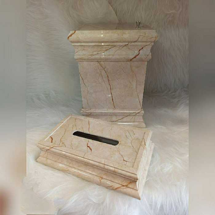 ست سطل و جا دستمال طرح سنگ
کد2زمانی