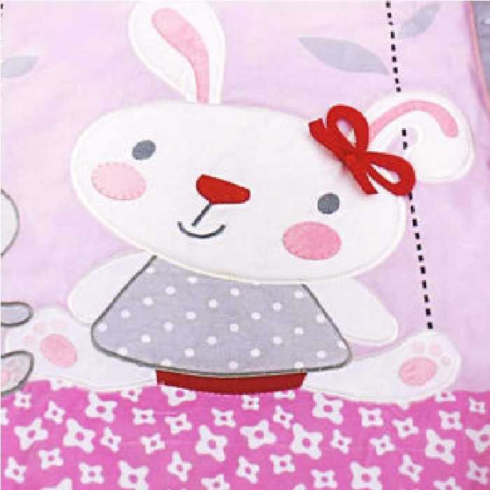 سرویس خواب 7 تکه کودک طرح خرگوش مدل 2060011
