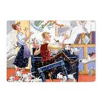 پازل 54 تکه طرح صد و یک سگ خالدار مدل P008