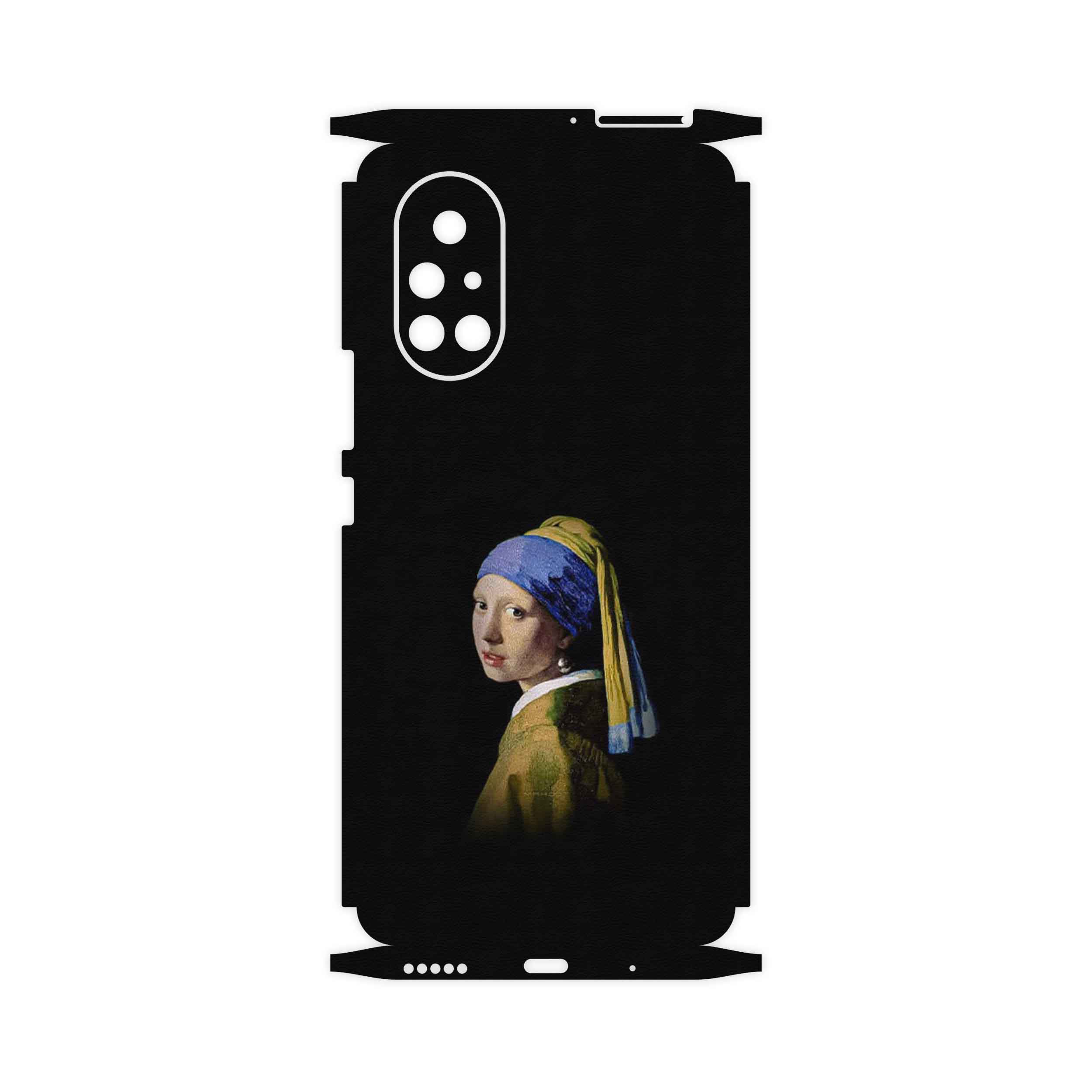 برچسب پوششی ماهوت مدل Girl with a Pearl Earring of Vermeer-FullSkin مناسب برای گوشی موبایل هوآوی Nova 8