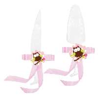 ست کارد و کفگیر سرو کیک مدل جغد