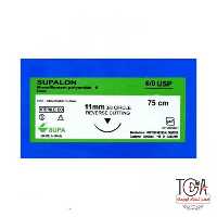 نخ بخیه نایلون 6/0 کات سوزن 12