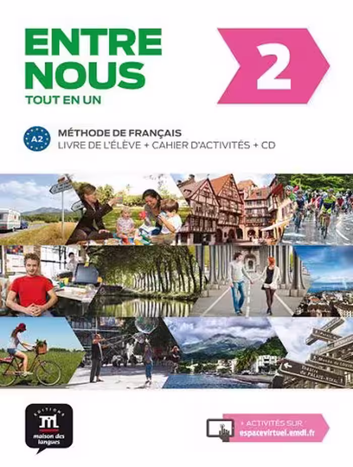 Entre nous 2   Cahier dactivites   CD audio (رنگی)