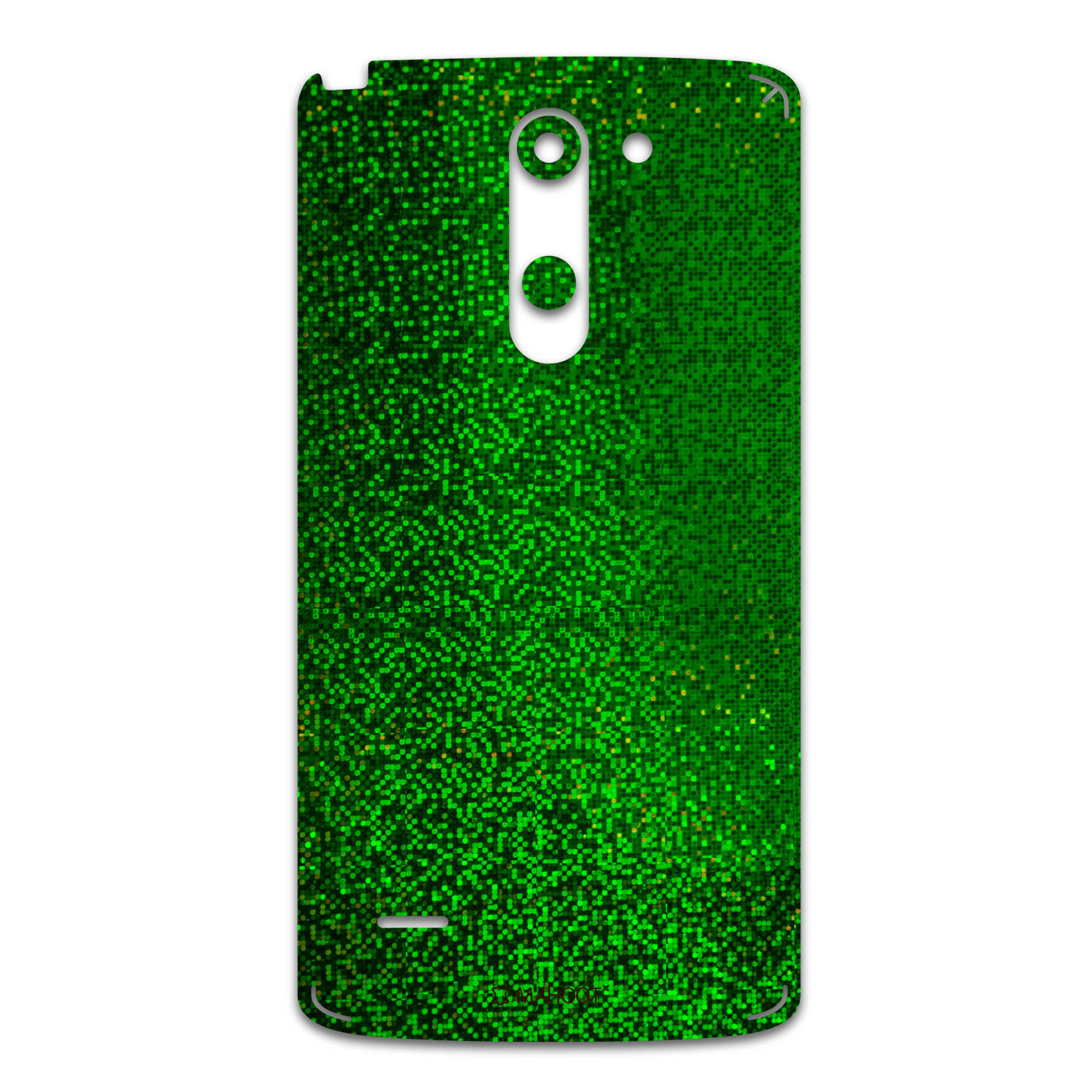 برچسب پوششی ماهوت مدل Green-Holographic مناسب برای گوشی موبایل ال جی G3 Stylus