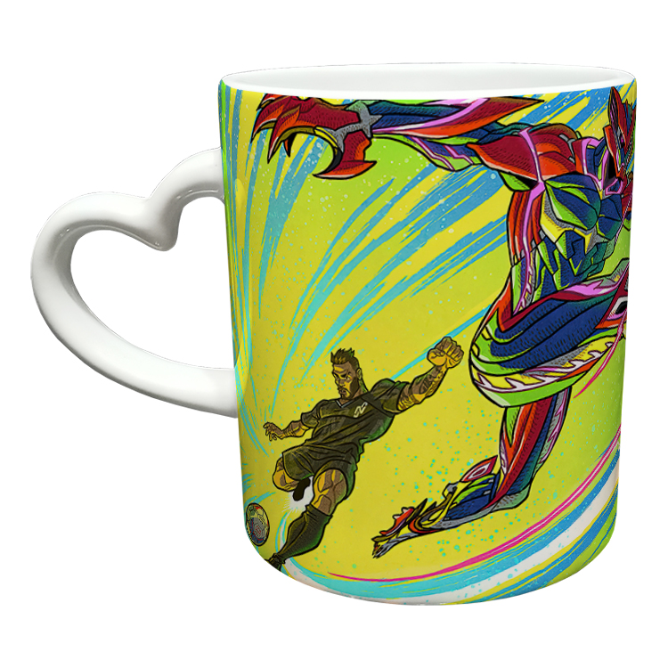 ماگ مدل دسته قلبی طرح نیمار کد 18