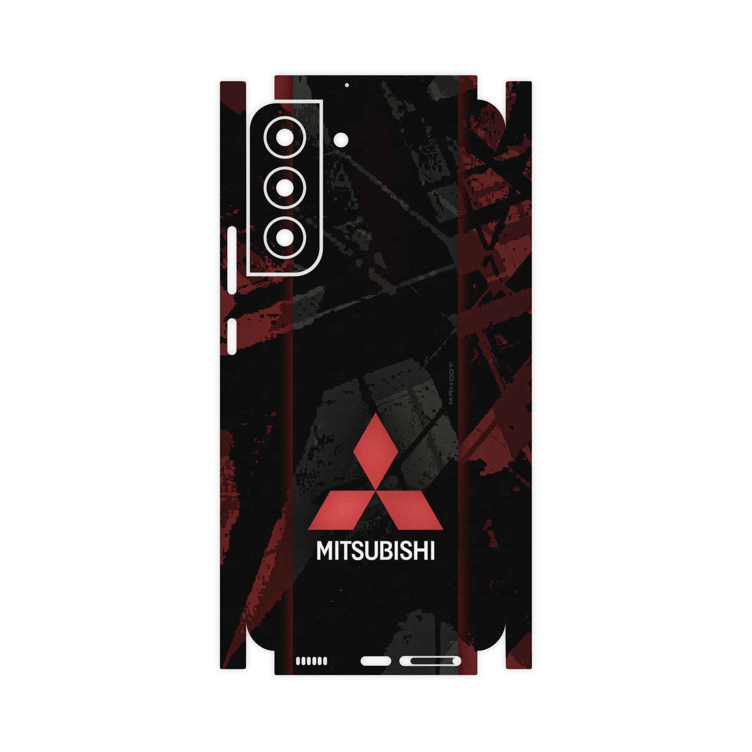 برچسب پوششی ماهوت مدل Mitsubishi-Motor-FullSkin مناسب برای گوشی موبایل سامسونگ Galaxy S22 Plus 5G