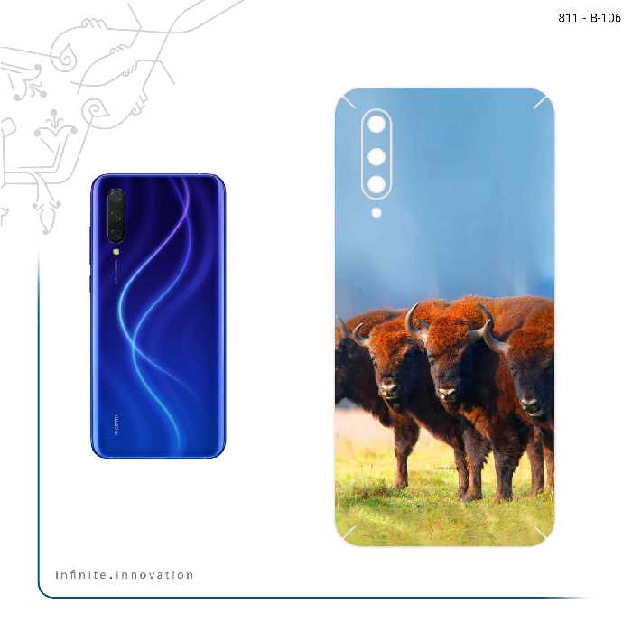 برچسب پوششی ماهوت مدل Buffalo مناسب برای گوشی موبایل شیائومی MI 9 Lite