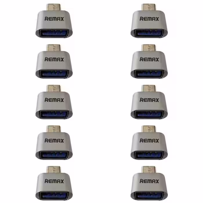 تبدیل OTG USB-C ریمکس مدل 247 بسته 10 عددی
