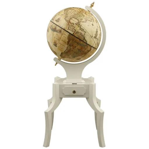 کره چوبی دوریس سفید مدل DORIS کد GL-9802 رنگ WHITE