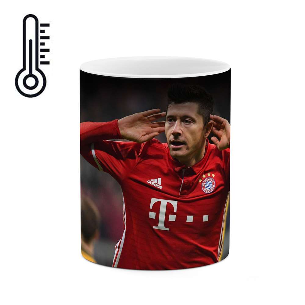 ماگ حرارتی طرح فوتبالیست Robert Lewandowski مدل mgph12890