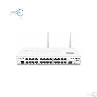 قیمت و خرید سوییچ شبکه 24 پورت میکروتیک مدل CRS125-24G-1S-2HnD-IN | نت ران