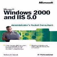 خرید و دانلود نسخه کامل کتاب Microsoft Windows 2000 and IIS 5.0 Administrator's Pocket Consultant (Pro-Administration)