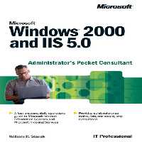 خرید و دانلود نسخه کامل کتاب Microsoft Windows 2000 and IIS 5.0 Administrator&#039;s Pocket Consultant (Pro-Administration)