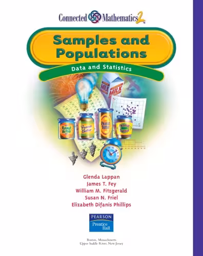 خرید و دانلود نسخه کامل کتاب Samples &amp; Populations: Data &amp; Statistics (Connected Mathematics 2  Grade 8)