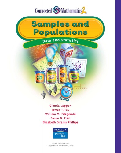 خرید و دانلود نسخه کامل کتاب Samples & Populations: Data & Statistics (Connected Mathematics 2 Grade 8)