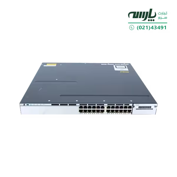 سوئیچ شبکه مدیریتی سیسکو 24 پورت WS-C3750X-24T-S