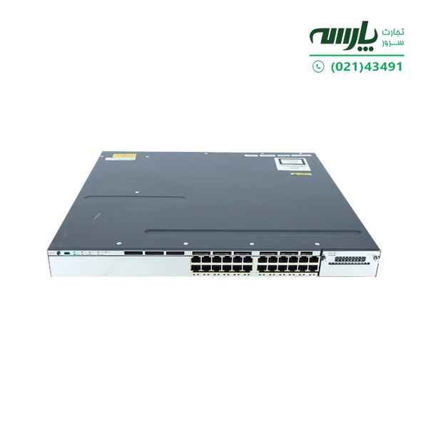 سوئیچ شبکه مدیریتی سیسکو 24 پورت WS-C3750X-24T-S