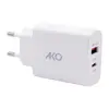 شارژر دیواری آکو مدل AH-2 به همراه کابل تبدیل USB-C