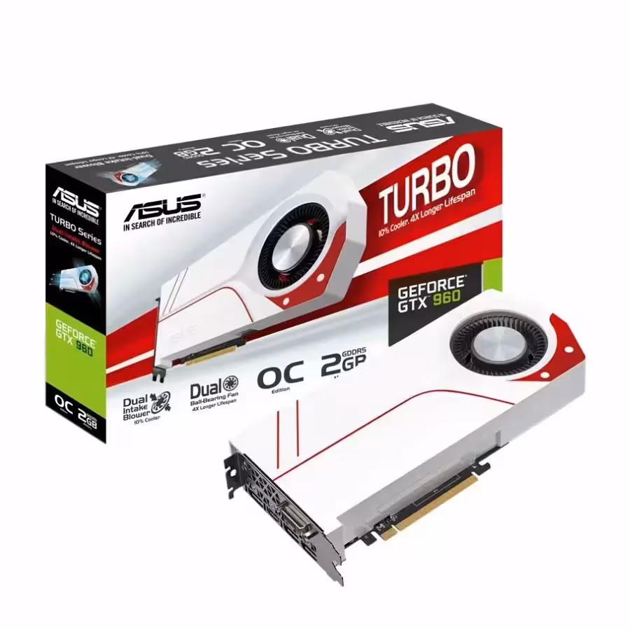 کارت گرافیک ایسوس GTX 960 TURBO OC 2GB GDDR5