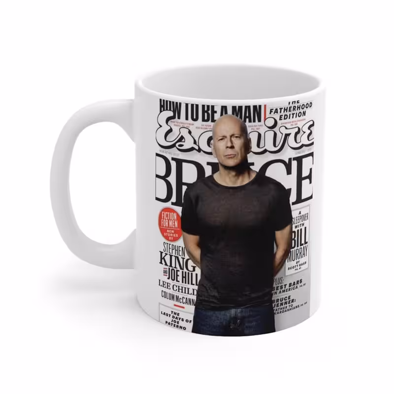 ماگ طرح بروس ویلیس Bruce Willis مدل NM1930
