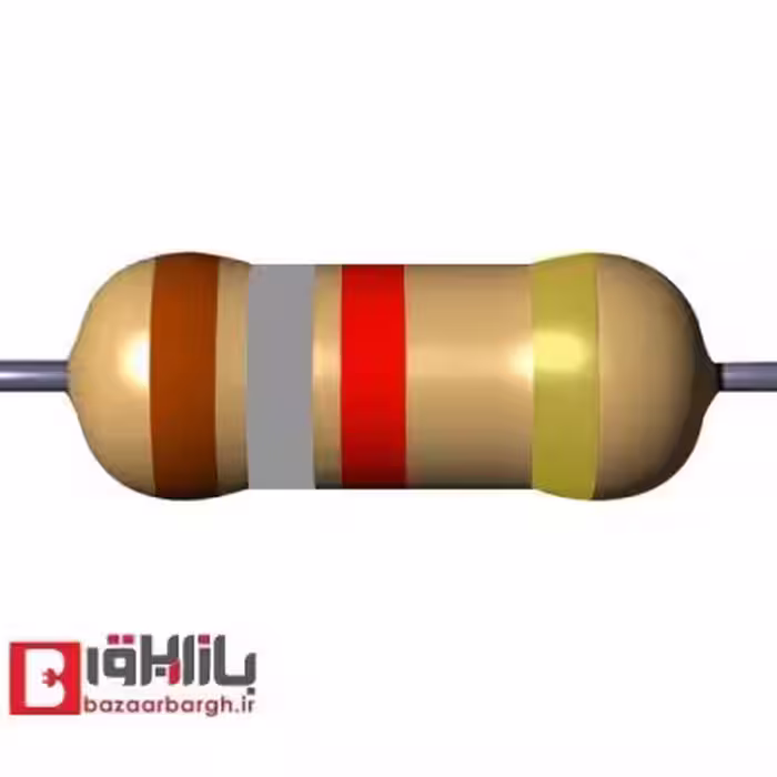 مقاومت 1.8 کیلو اهم 2 وات 5 درصد