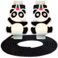 محافظ کابل رینیکا مدل Cute Panda 03 مجموعه 3 عددی