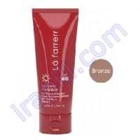 کرم ضد آفتاب و ضد لک رنگی لافارر مخصوص پوستهای خشک و معمولی – رنگ برنز SPF 40 40 میلی لیتر
