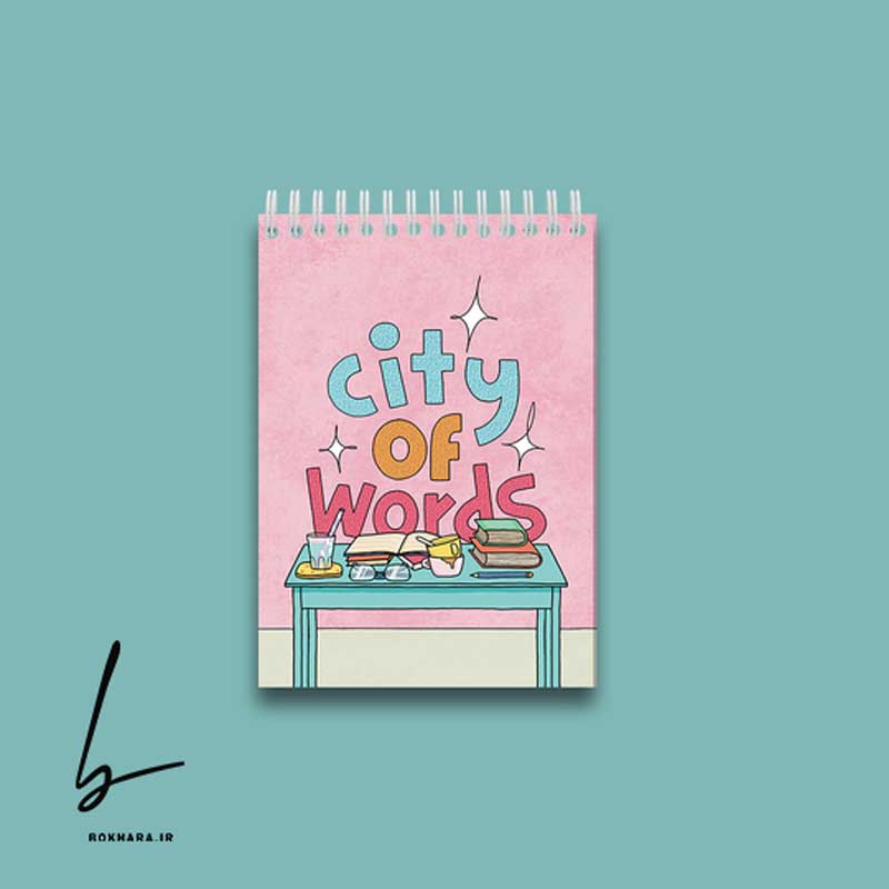 دفترچه لغت زبان طرح city of Words