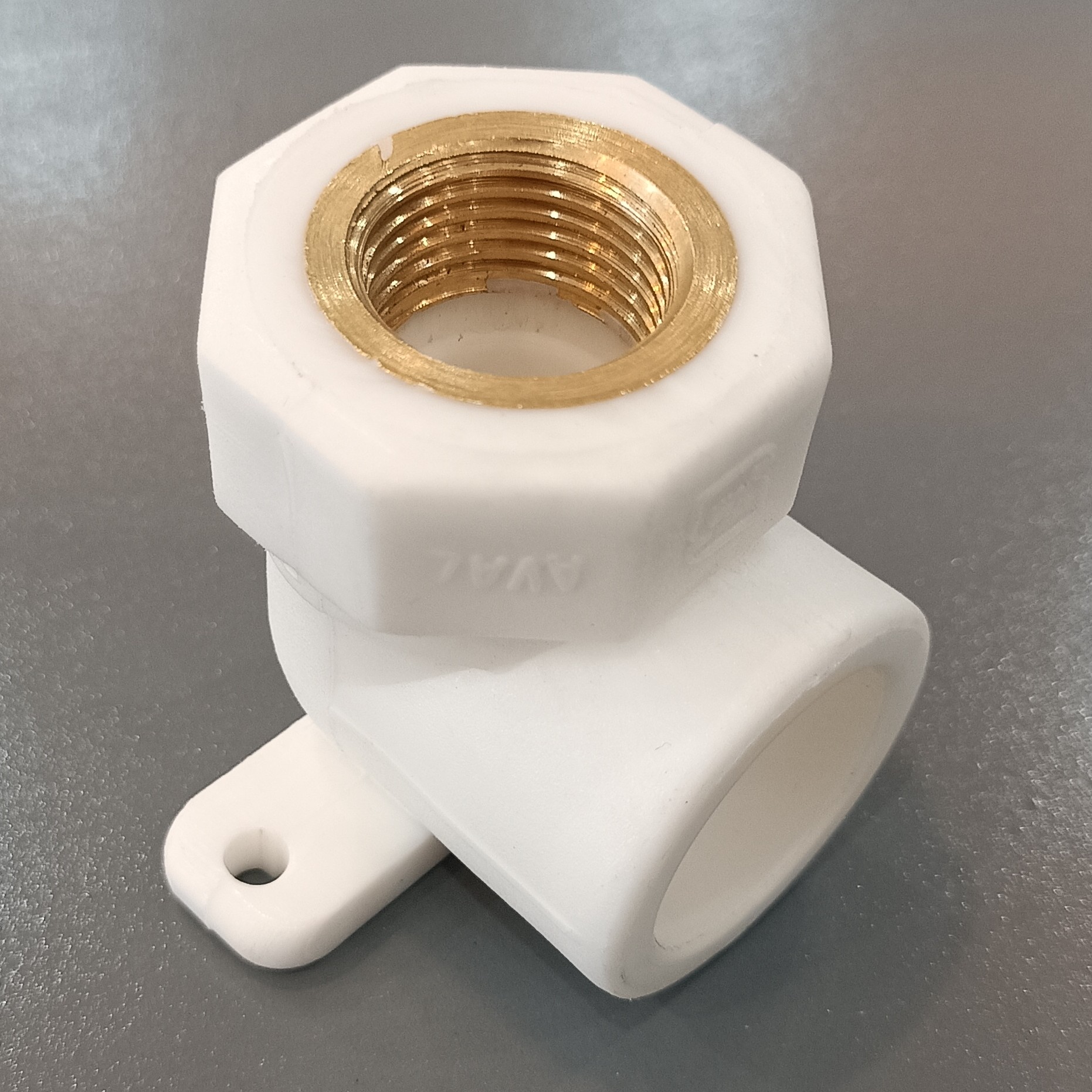 زانو یکسر دنده 25 رزوه 20 بستدار استاندارد 