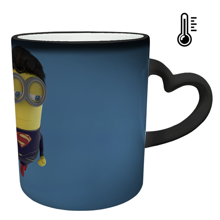 ماگ حرارتی مدل دسته قلبی طرح مینیون کد 28