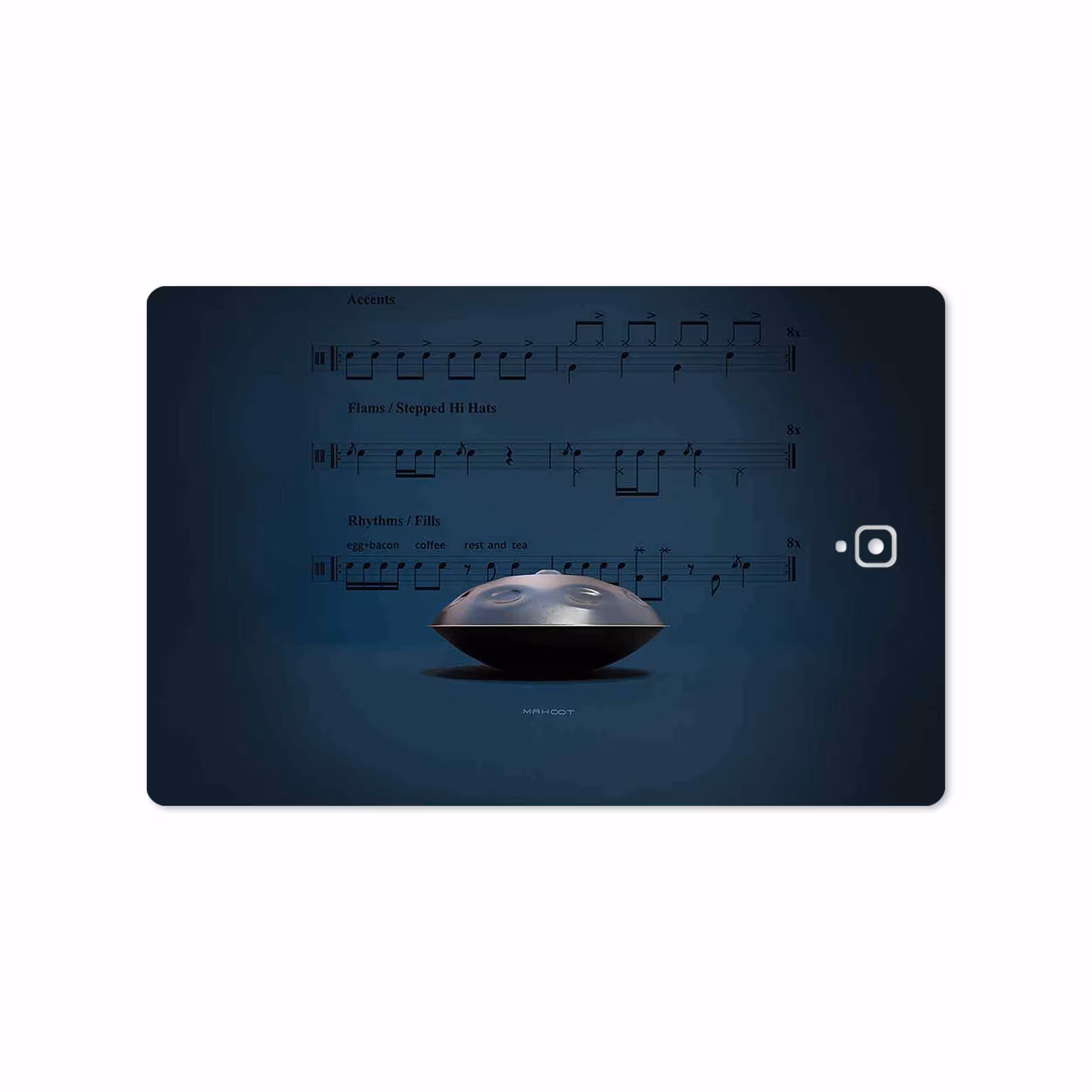 برچسب پوششی ماهوت مدل Hang Instrument مناسب برای تبلت سامسونگ Galaxy Tab S3 9.7 2017 T825