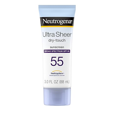 ضد آفتاب نوتروژینا مدل ULTRA SHEER اصل حاوی SPF55 حجم 88 میل