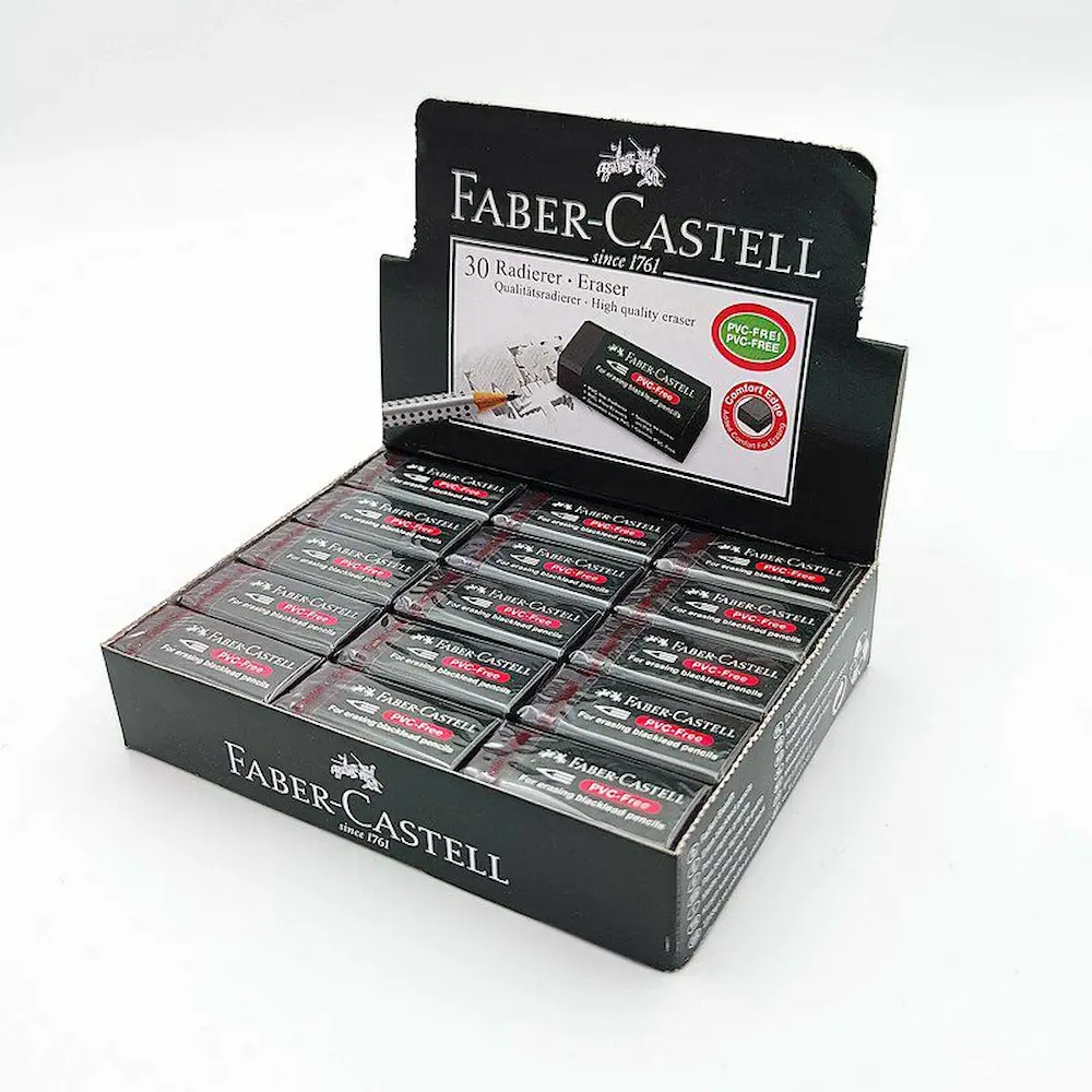 پاک کن مشکی 30 عددی سایز کوچک اورجینال فابر کستل FABER-CASTLE