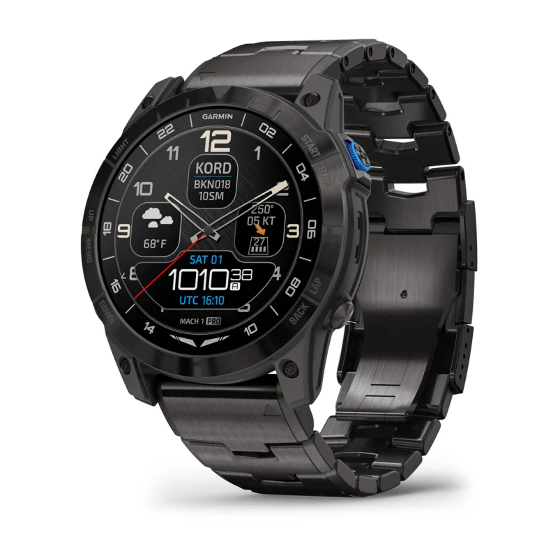 ساعت هوشمند گارمین Garmin d2 mach 1 pro titanium band -51mm